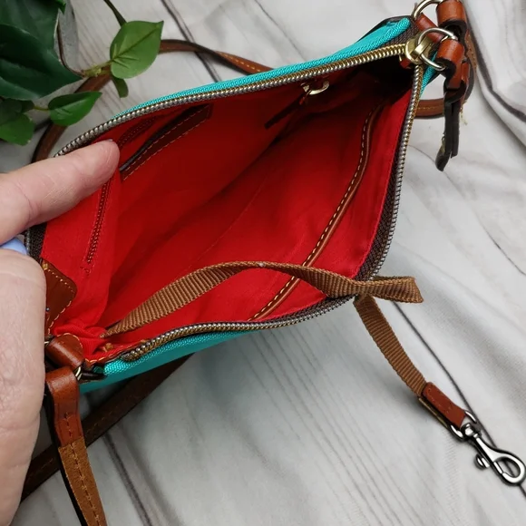 Dooney Bourke crossbody pouchette purse - Picture 3 of 9